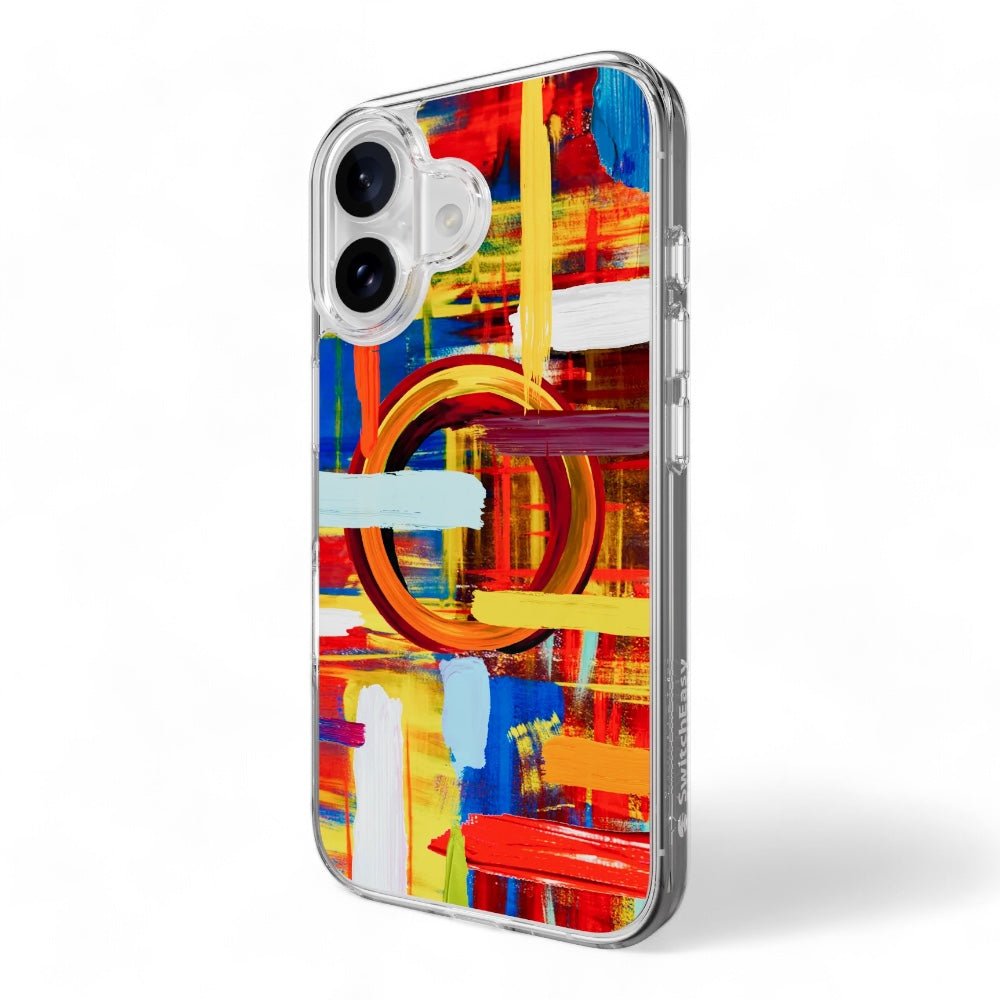Estuche SwitchEasy Skin iPhone 16 Plus Style M Pattern Shockproof Case Painting Color Multicolor — foto 2