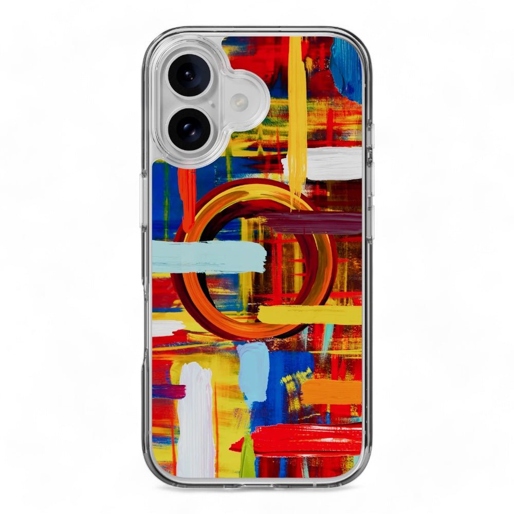 Estuche SwitchEasy Skin iPhone 16 Plus Style M Pattern Shockproof Case Painting Color Multicolor