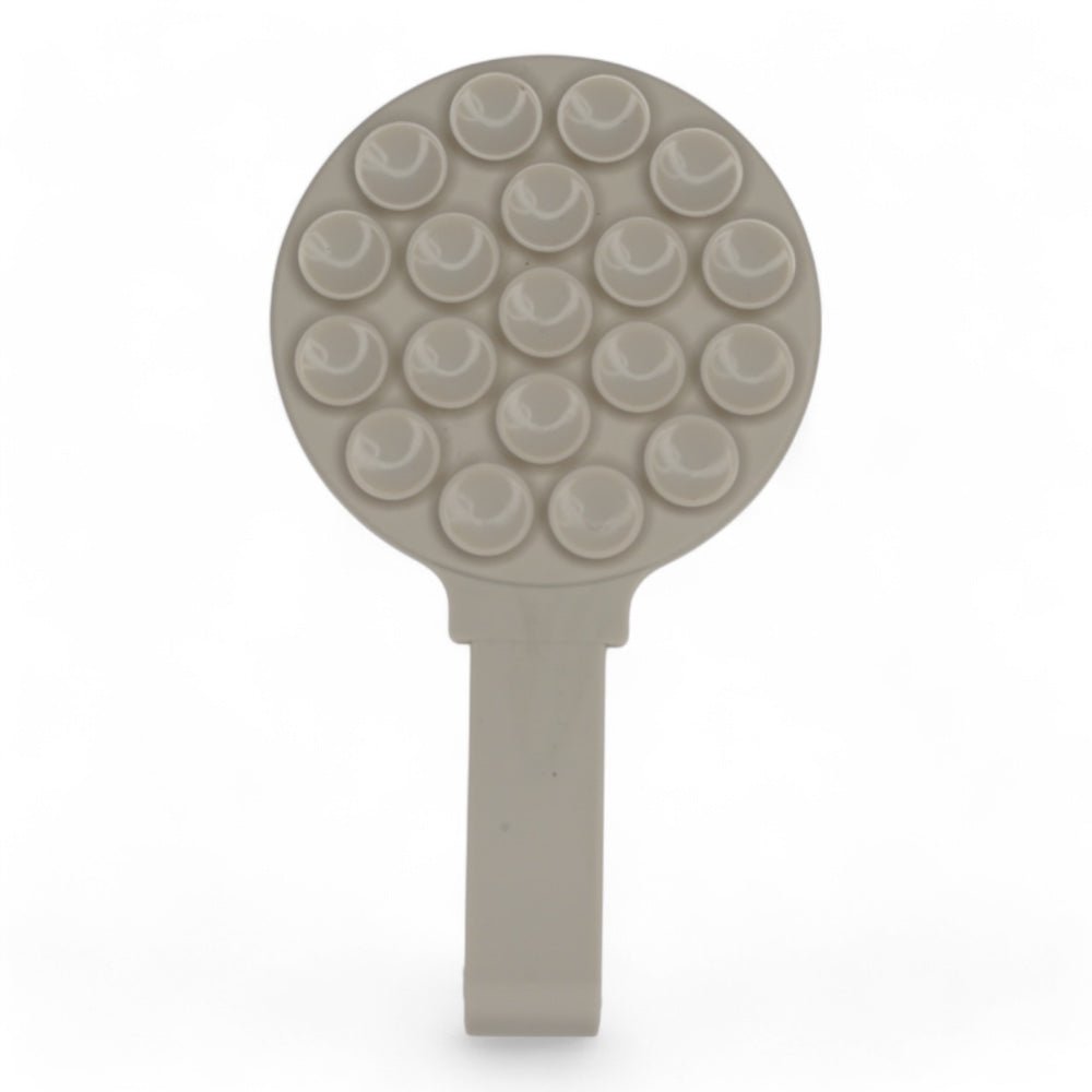 Gadget El Rey MagSafe Ventosa Circular con Agarrador Color Gris Claro
