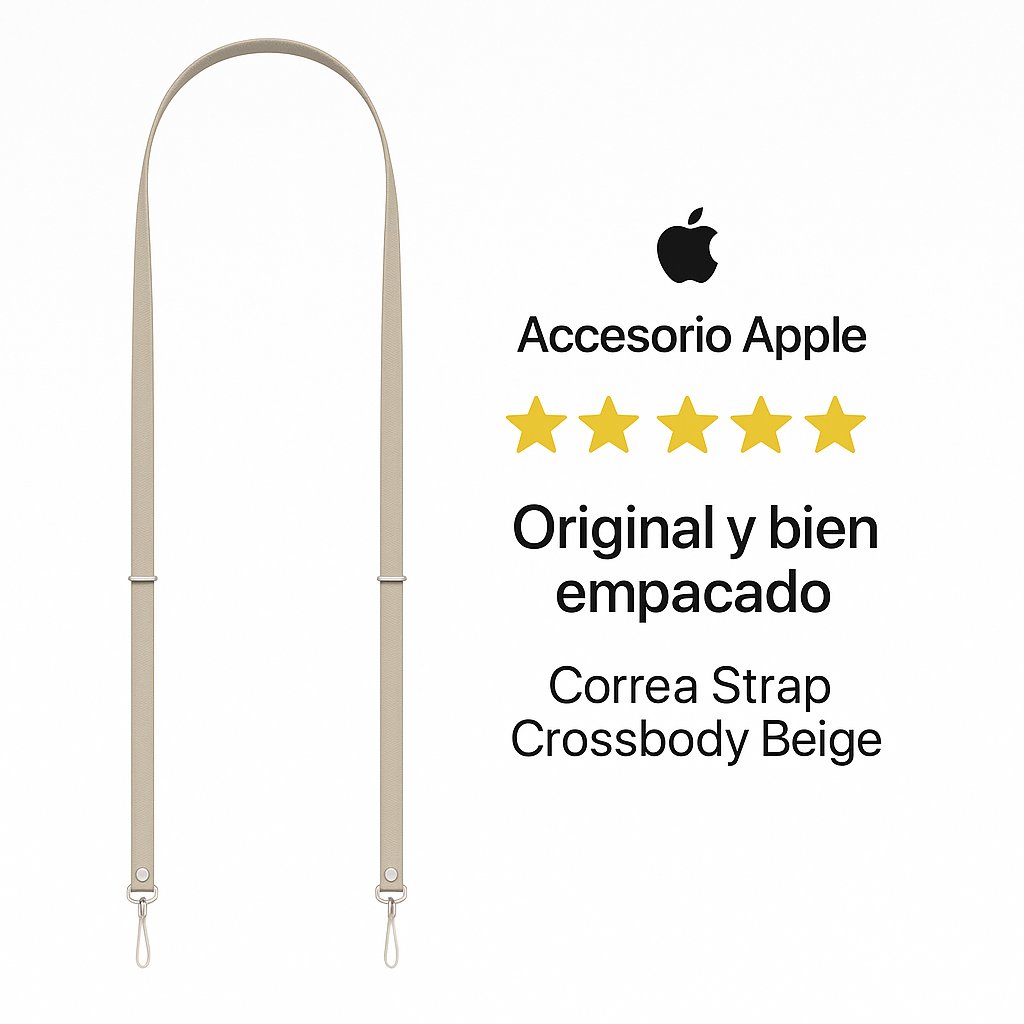 Accesorio Apple Correa Strap Crossbody Beige — foto 8