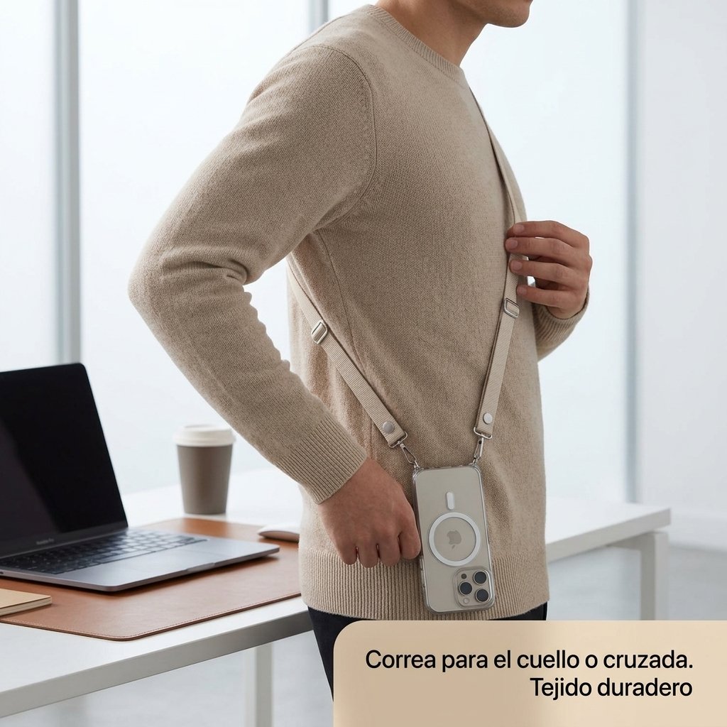 Accesorio Apple Correa Strap Crossbody Beige — foto 7