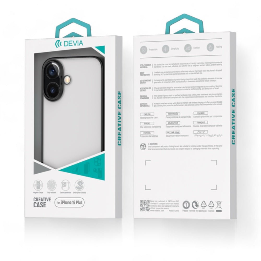 Estuche Devia Skin Glimmer para iPhone 16 Plus - Gris — foto 3