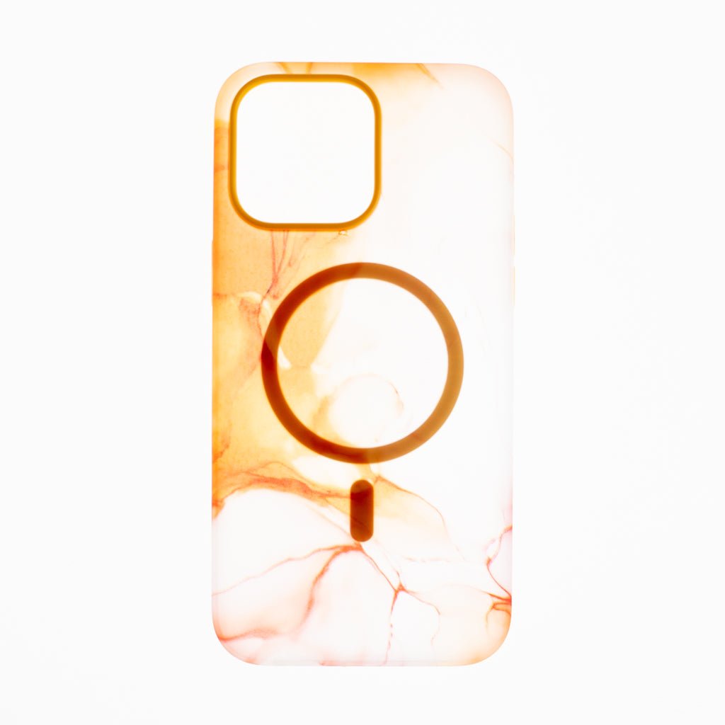 Estuche Clásico El Rey Figura Apple iPhone 14 Pro Max Color Naranja