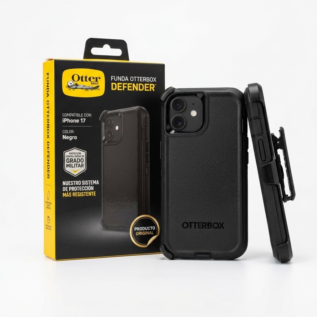 Case OtterBox Defender iPhone 17 Negro — foto 3
