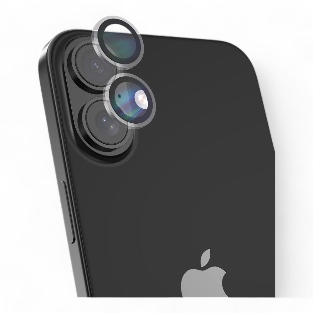 Protector Pantalla Devia Vidrio Templado Cámara iPhone 16 Peak Series Crystal Lens Protector 2pcs Compatible 16 Plus Color Transparente