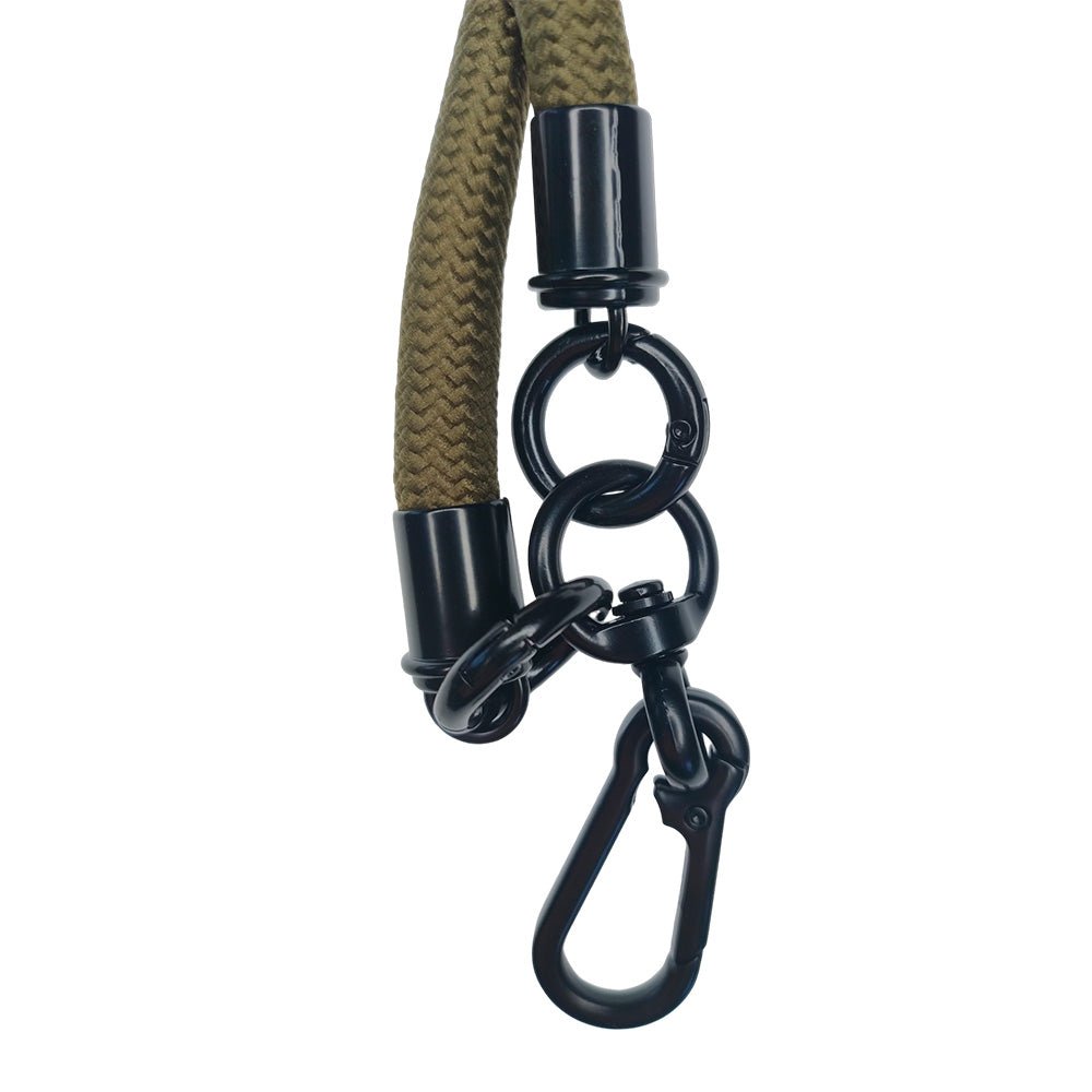 Accesorio el Rey Strap 8mm 1.2 M Largo con Sujetadora New con Colgador de Llaves y Audífonos Color Verde Musgo — foto 3