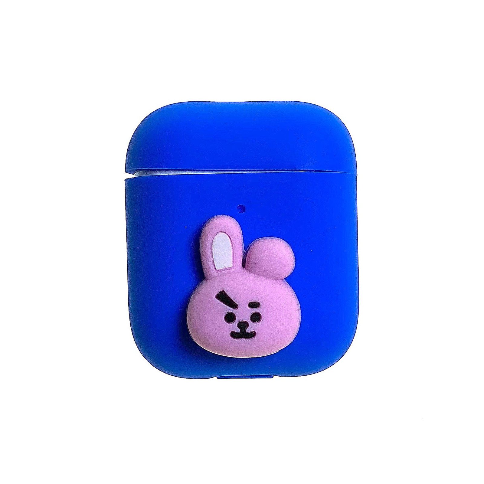 Estuche Audifonos Generico Case AirPods 1 / 2 Conejo Apple Gen 1 , Gen 2 Color Azul — foto 3