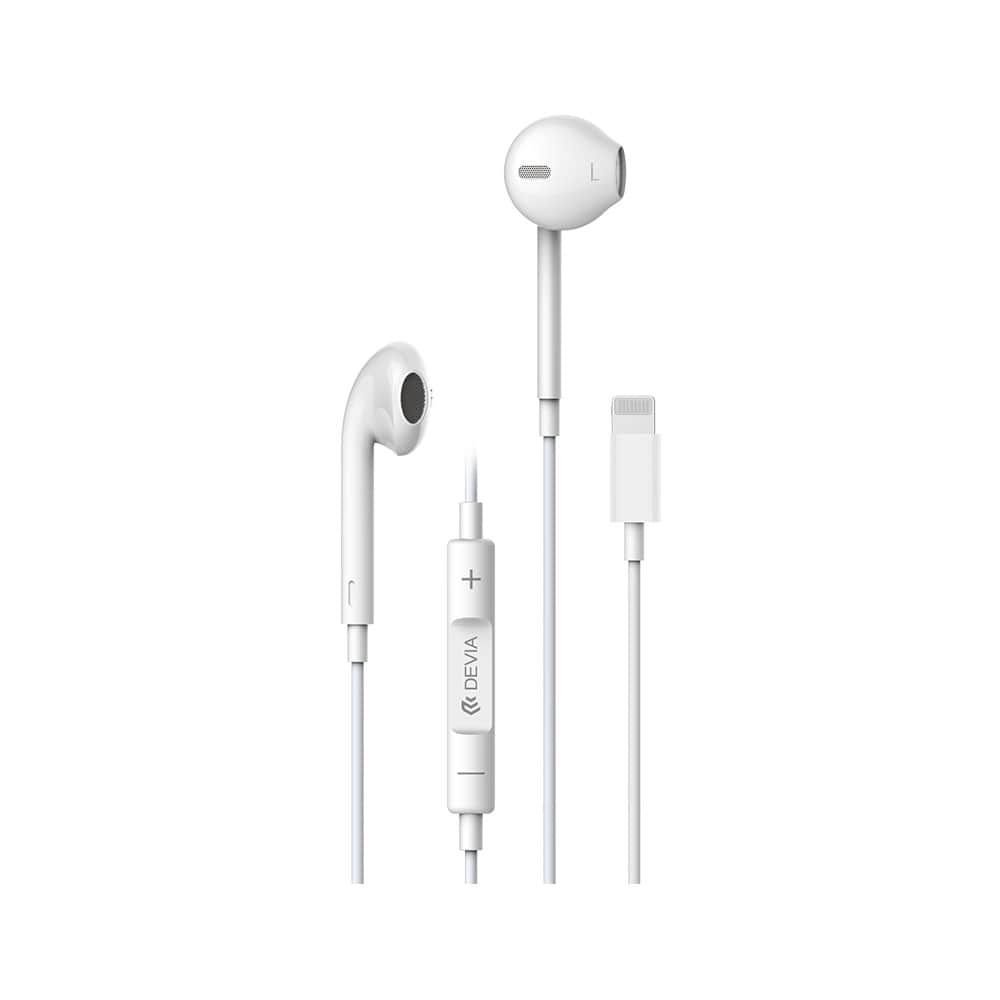 Audifonos Devia Lightning Star Series Earbuds Lightning Earphone (em026) Color Blanco