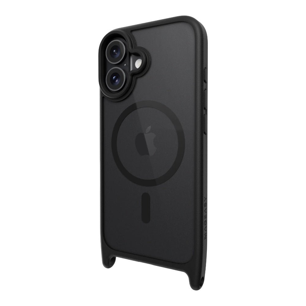 Estuche MagEasy Skin iPhone 16 Roam M Shockproof Protective Case With Lanyard For 2024 iPhone 16 Color Negro — foto 2
