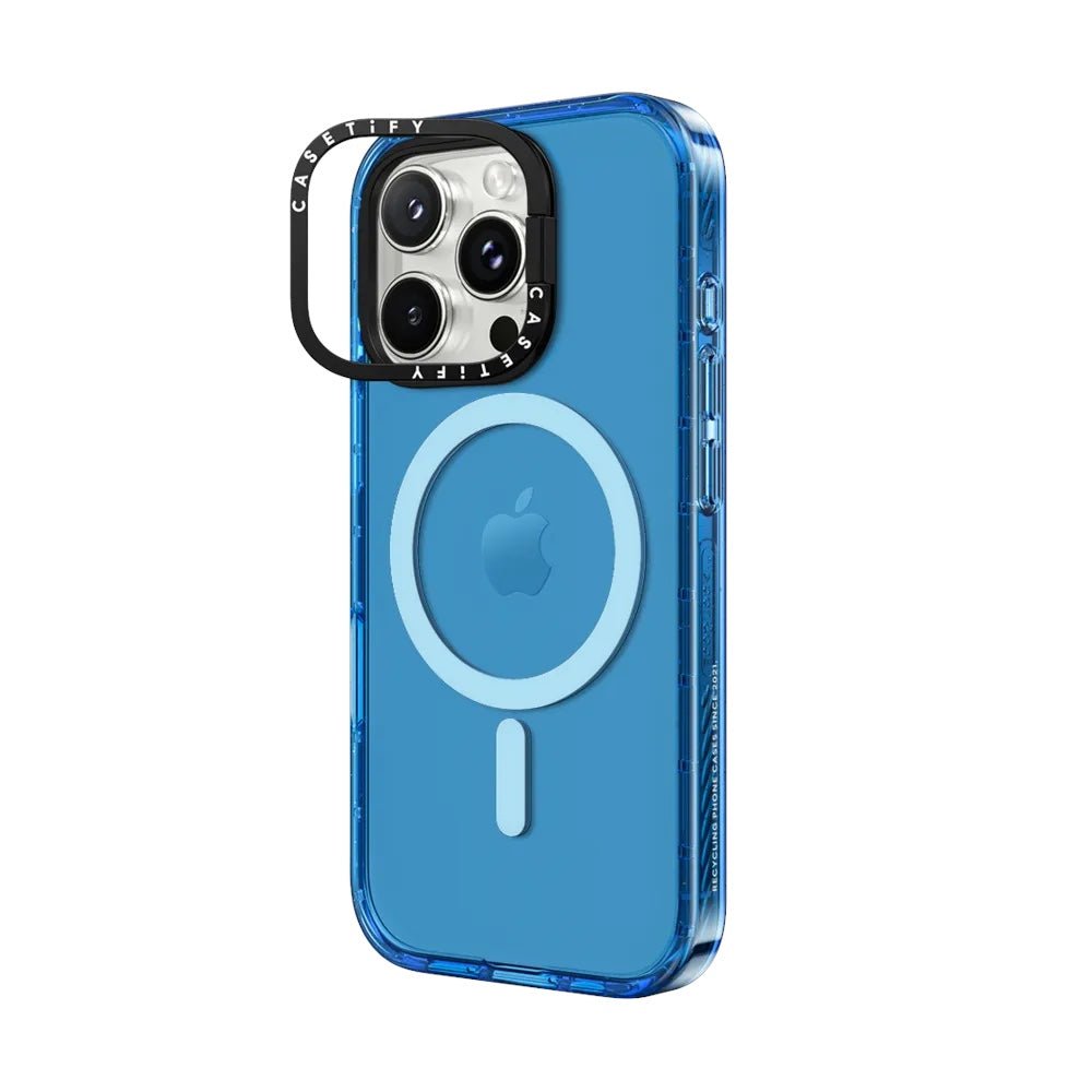Estuche CASETiFY Ring Stand MagSafe - iPhone 16 Pro Max Azul