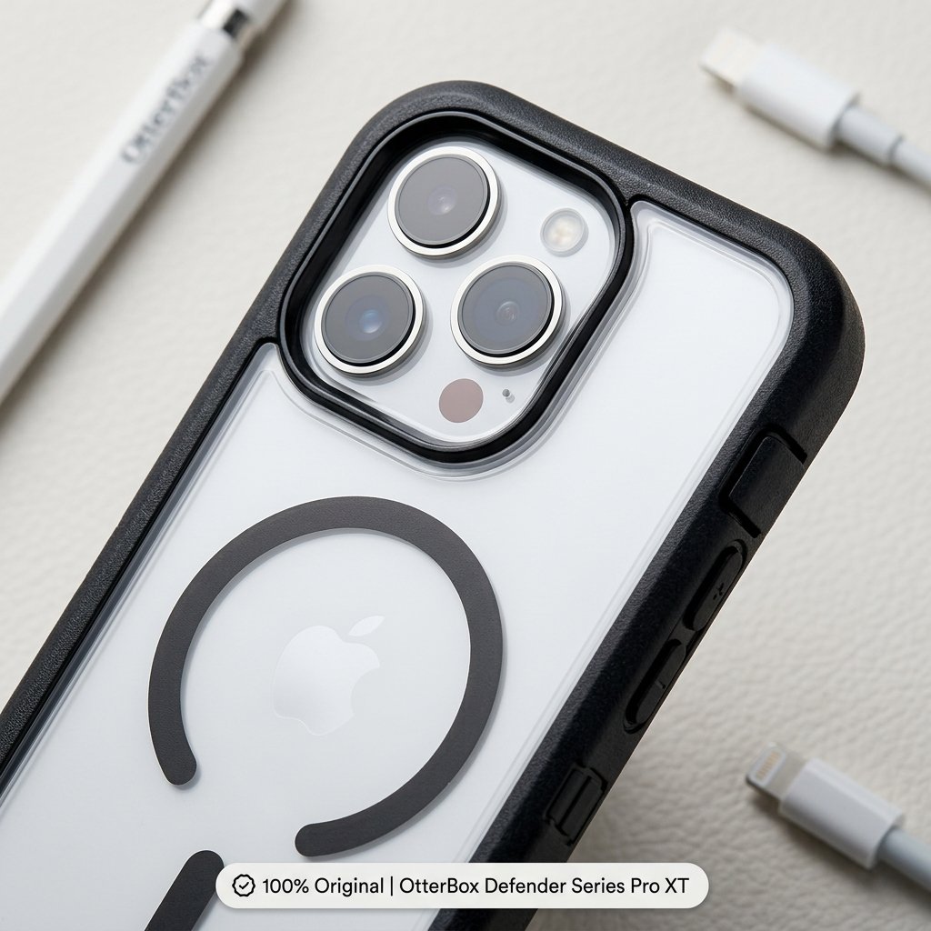 Case OtterBox Defender Series Pro XT | iPhone 17 Pro Max | Negro — foto 3