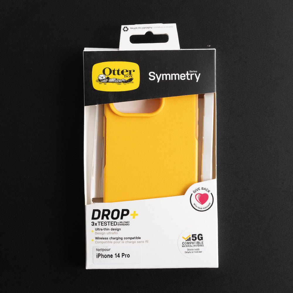 Estuche Clásico OtterBox Symmetry Apple iPhone 14 Pro Color Amarillo