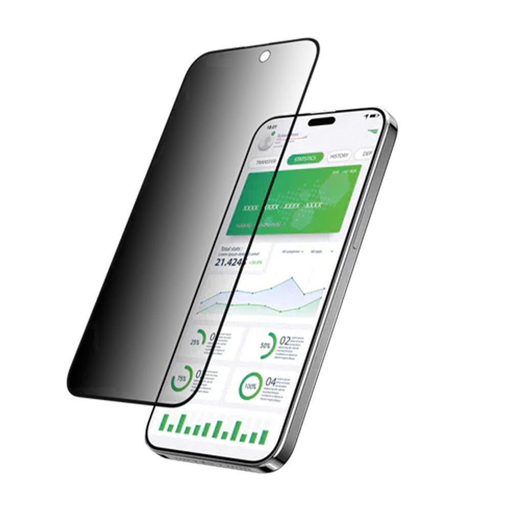 Accesorio MagEasy Vidrio Templado iPhone 15 Pro Vetro Privacy Color Transparente