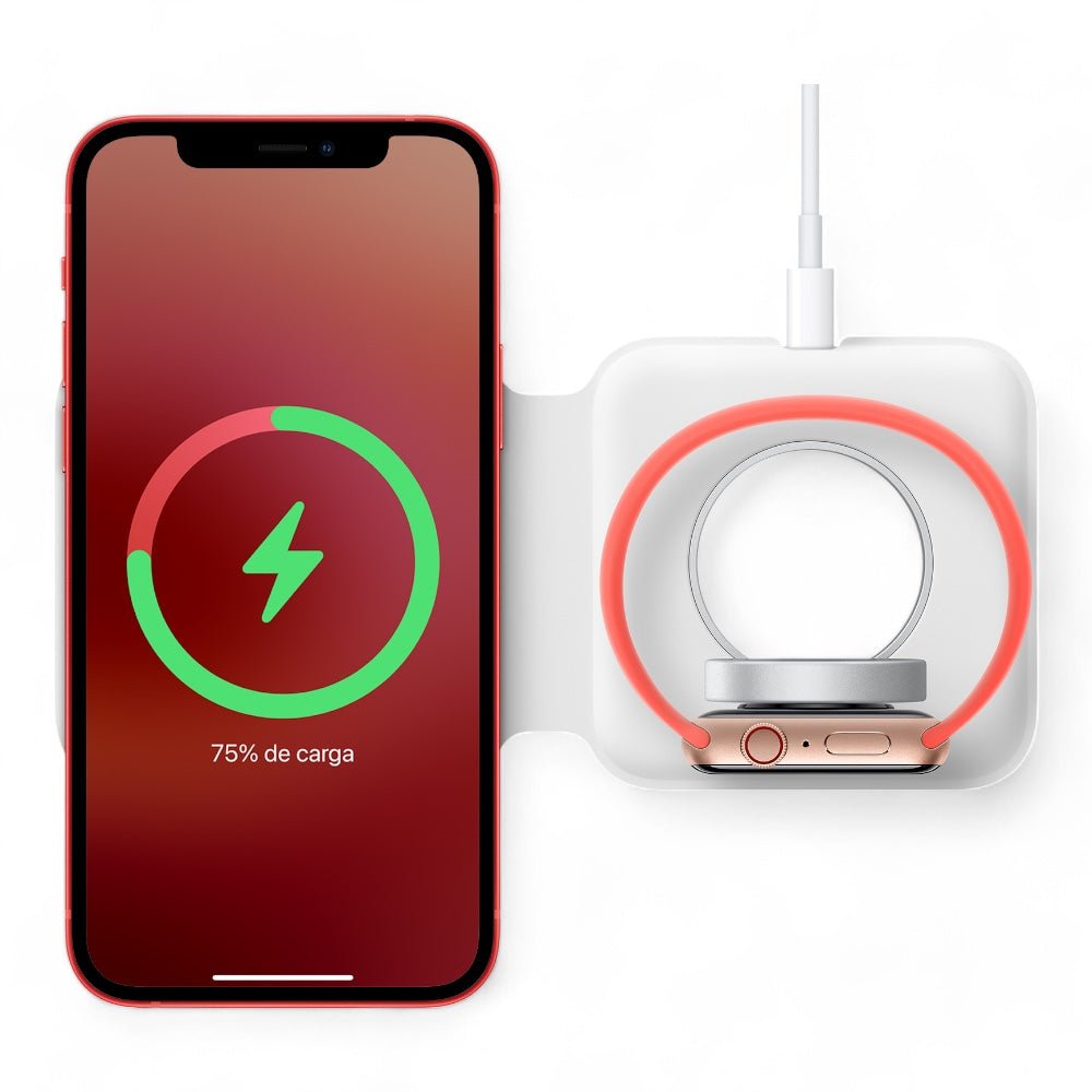 Cargador Apple MagSafe Duo Color Blanco — foto 3