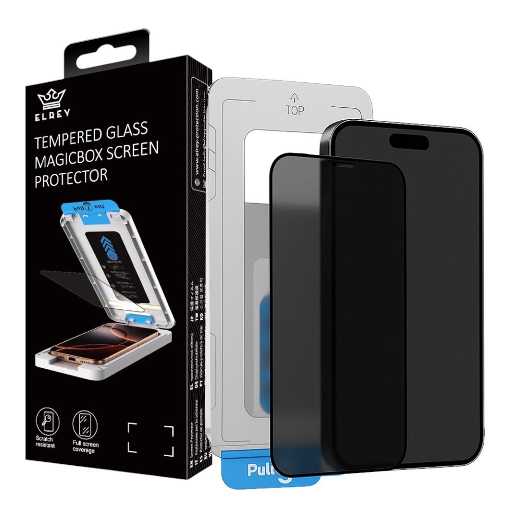 El Rey Tempered Glass Privacy Magicbox Screen Protector For iPhone 16 Plus — foto 3