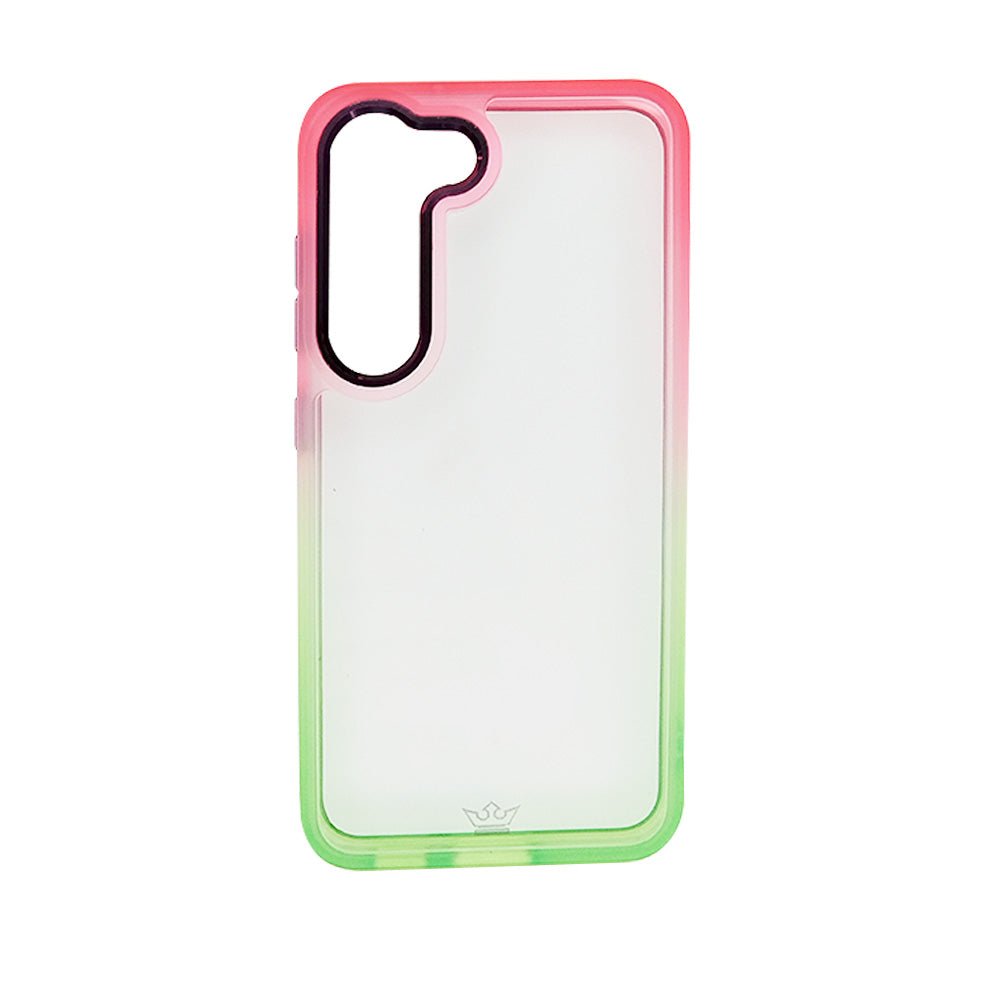 Estuche Clásico El Rey Degrade Samsung S23 - Rosado/Verde