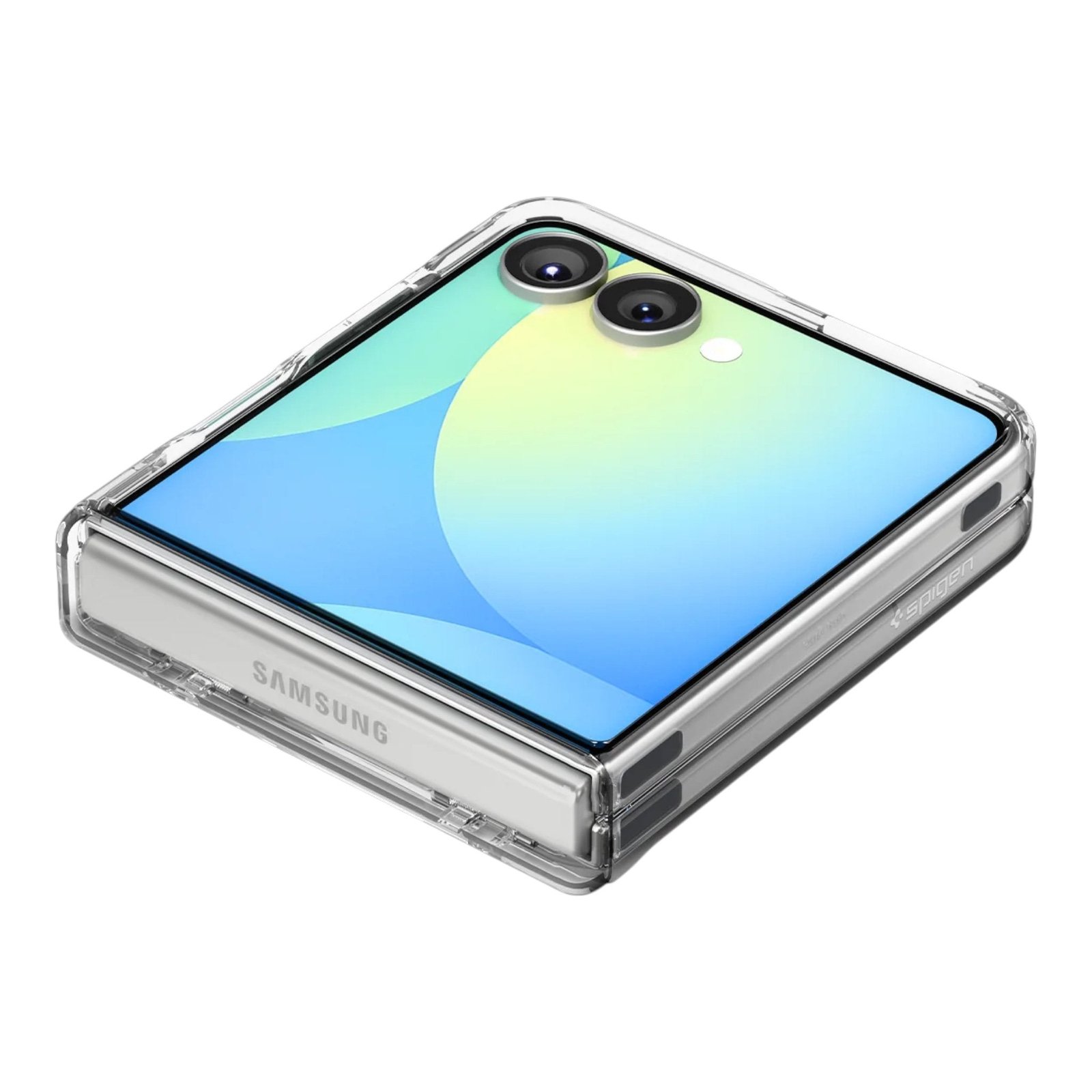 Estuche Spigen Samsung Z Flip 7 Ultra Hybrid MagSafe Transparente — foto 2