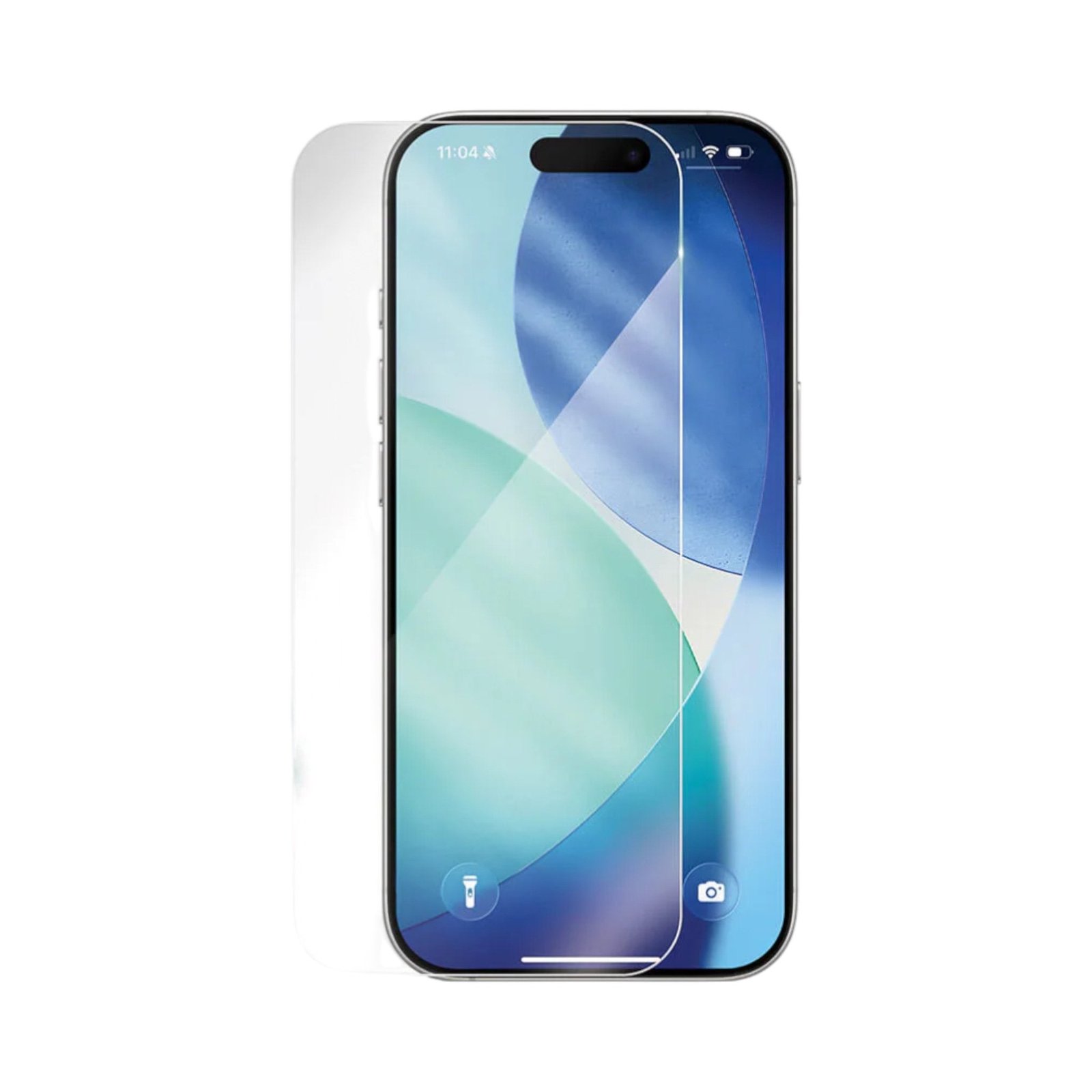 Vidrio Templado sin Marco Negro para iPhone 17 Pro