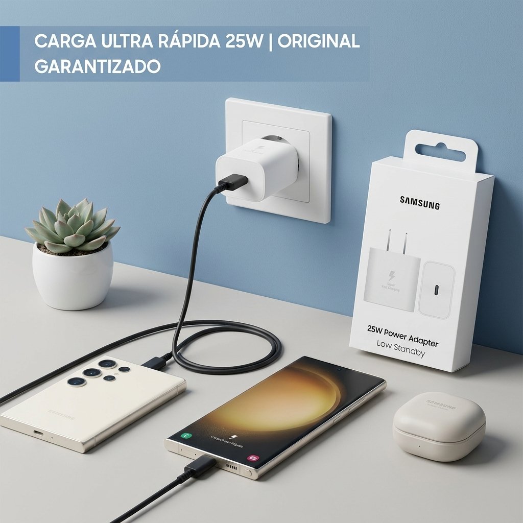 Cargador Samsung Cargador de Pared 25w Blanco (ep-ts2519) con Empaque Retail — foto 5
