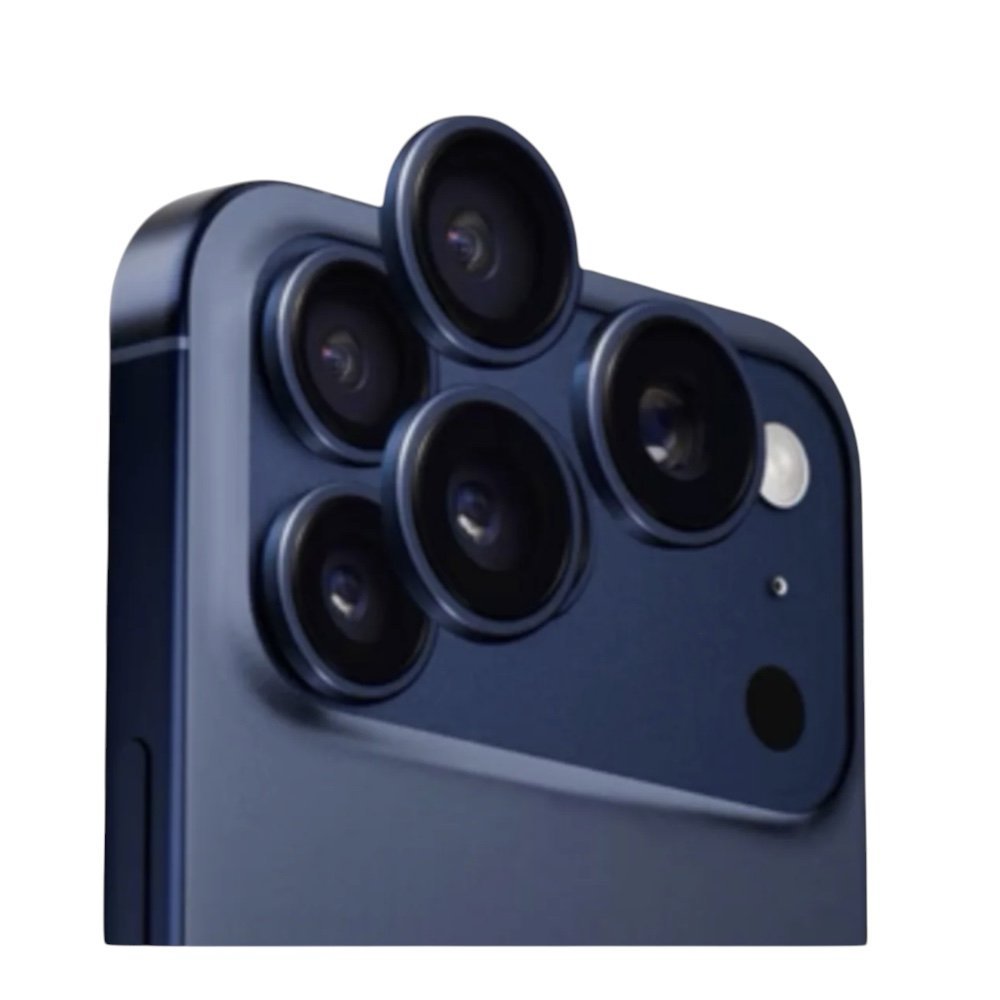 Vidrio Templado para Camaras Color Azul iPhone 17 Pro