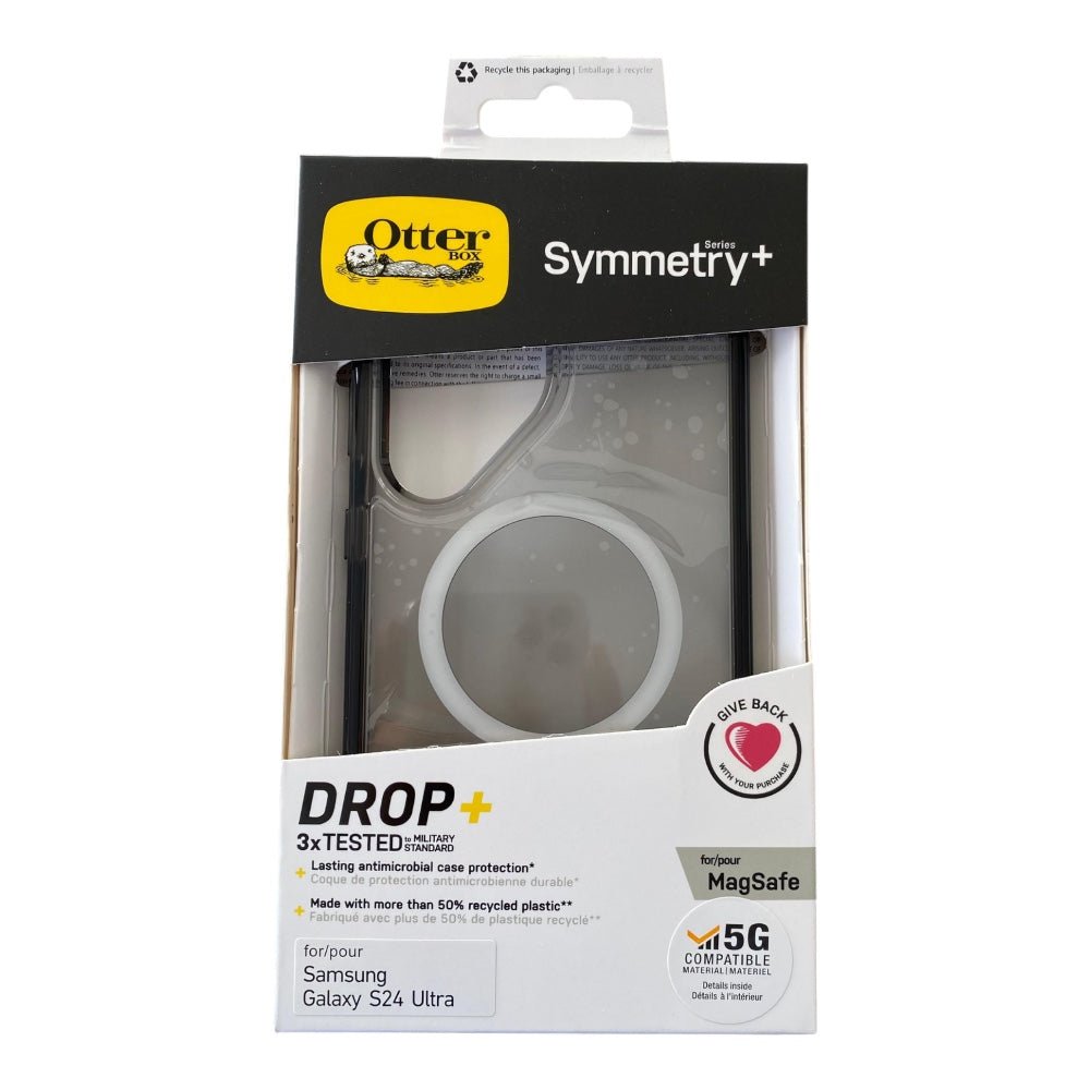 Estuche OtterBox Symmetry Samsung S24 Ultra MagSafe Color Negro