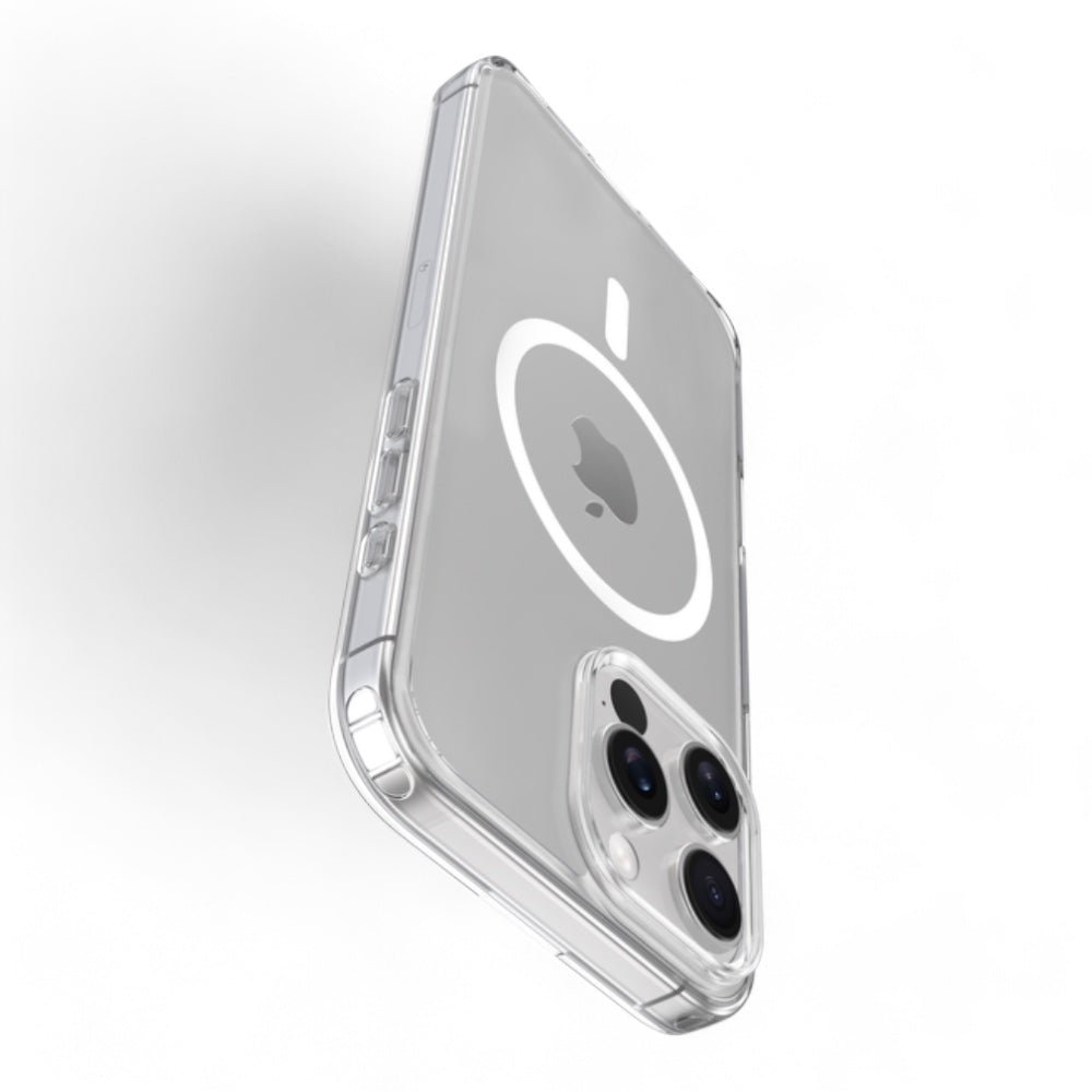 Estuche Devia MagSafe iPhone 16 Pro Pure Clear Magnetic Shockproof Case Color Transparente — foto 2