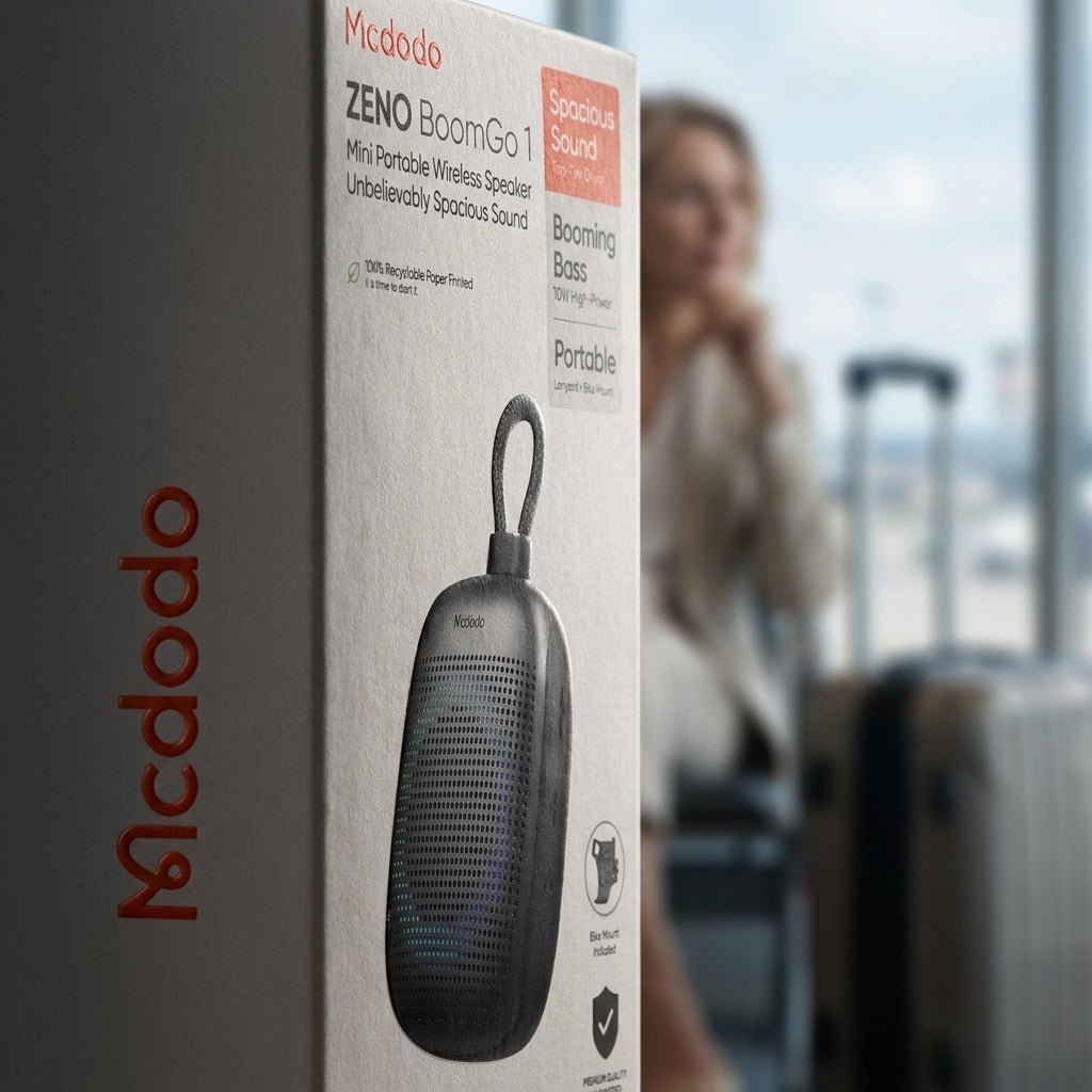 Accesorio McDodo ZENO Boomgo 1 Mini Portoble Wireless Speaker Unbelievably Spacious Sound — foto 4