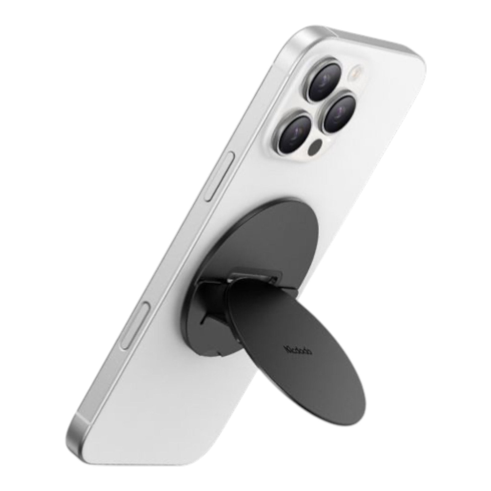 Accesorio McDodo Mr-7910 Soporte Circular Magnético para Celular Serie Napa Negro