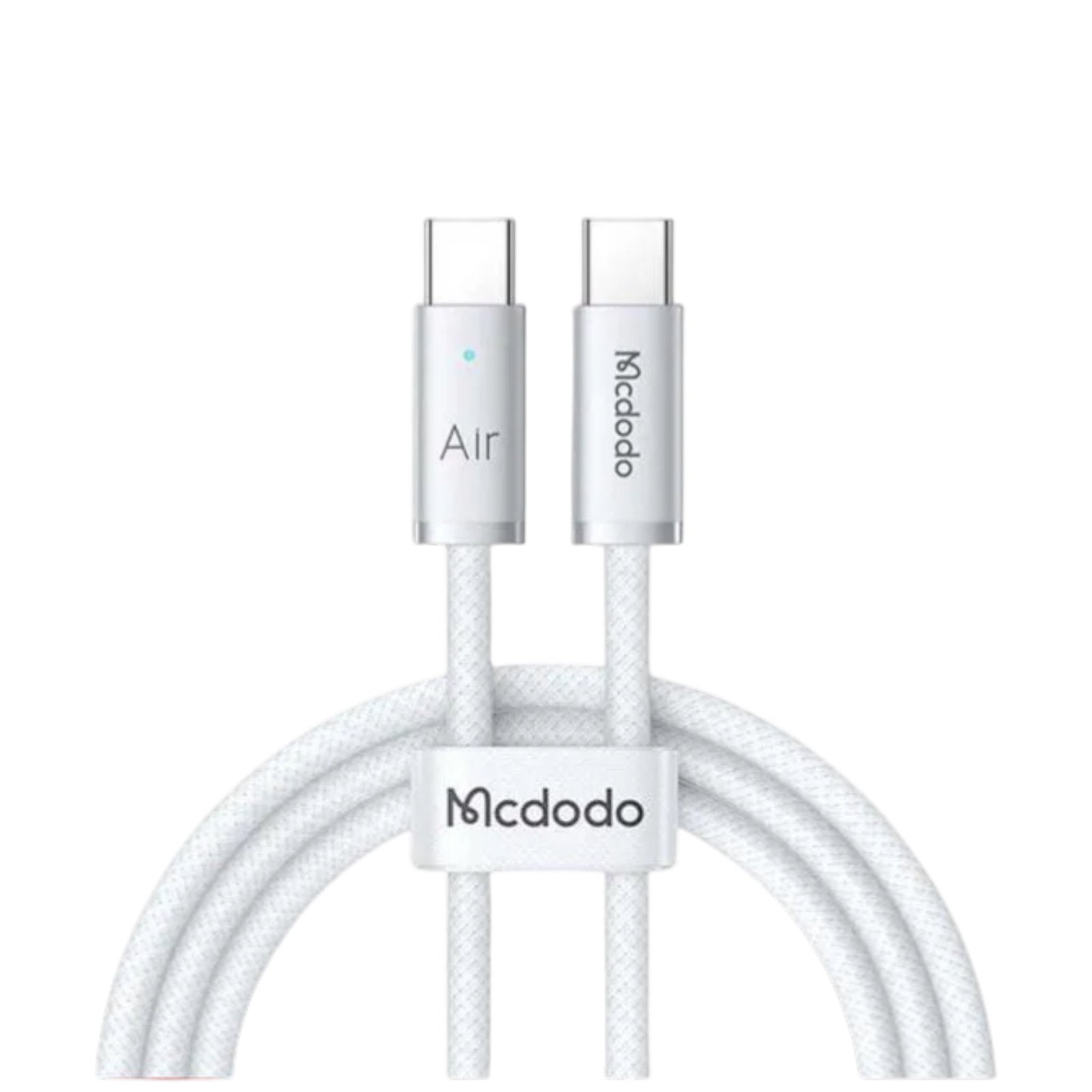 Cable McDodo Ca-7783 Cable Tipo C a Lightning 36W 1.8m Ultra Delgado Serie Luma Blanco