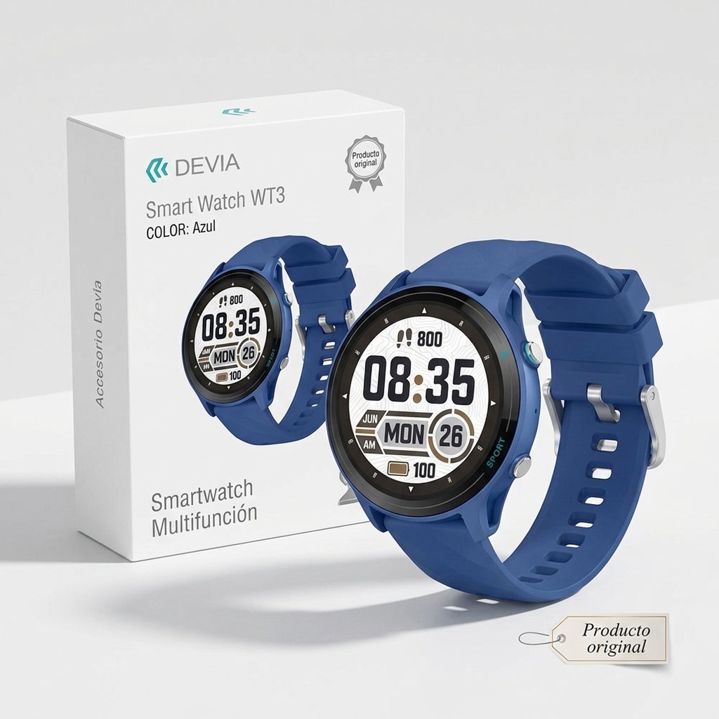 Accesorio Devia Smart Watch WT3 Color Blue — foto 3