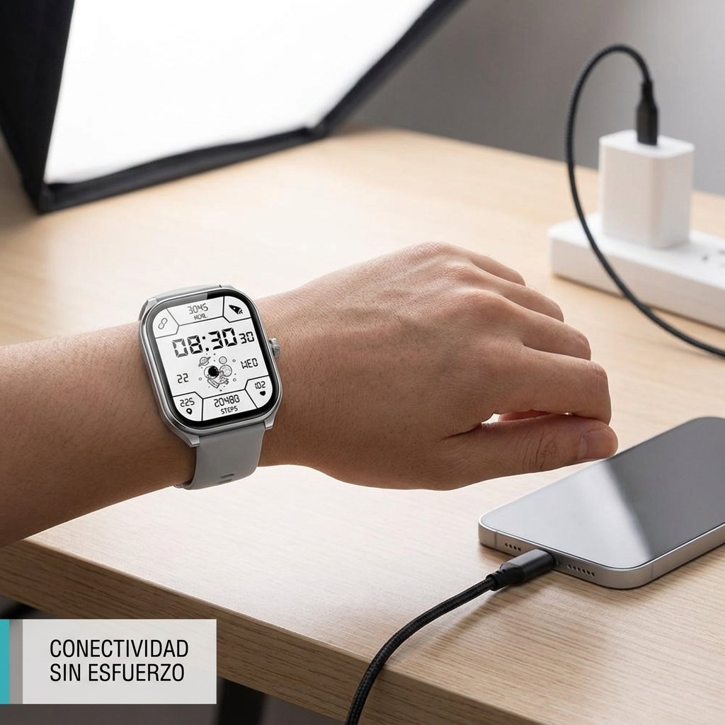 Accesorio Devia Smart Watch WT4 Color Silver — foto 4