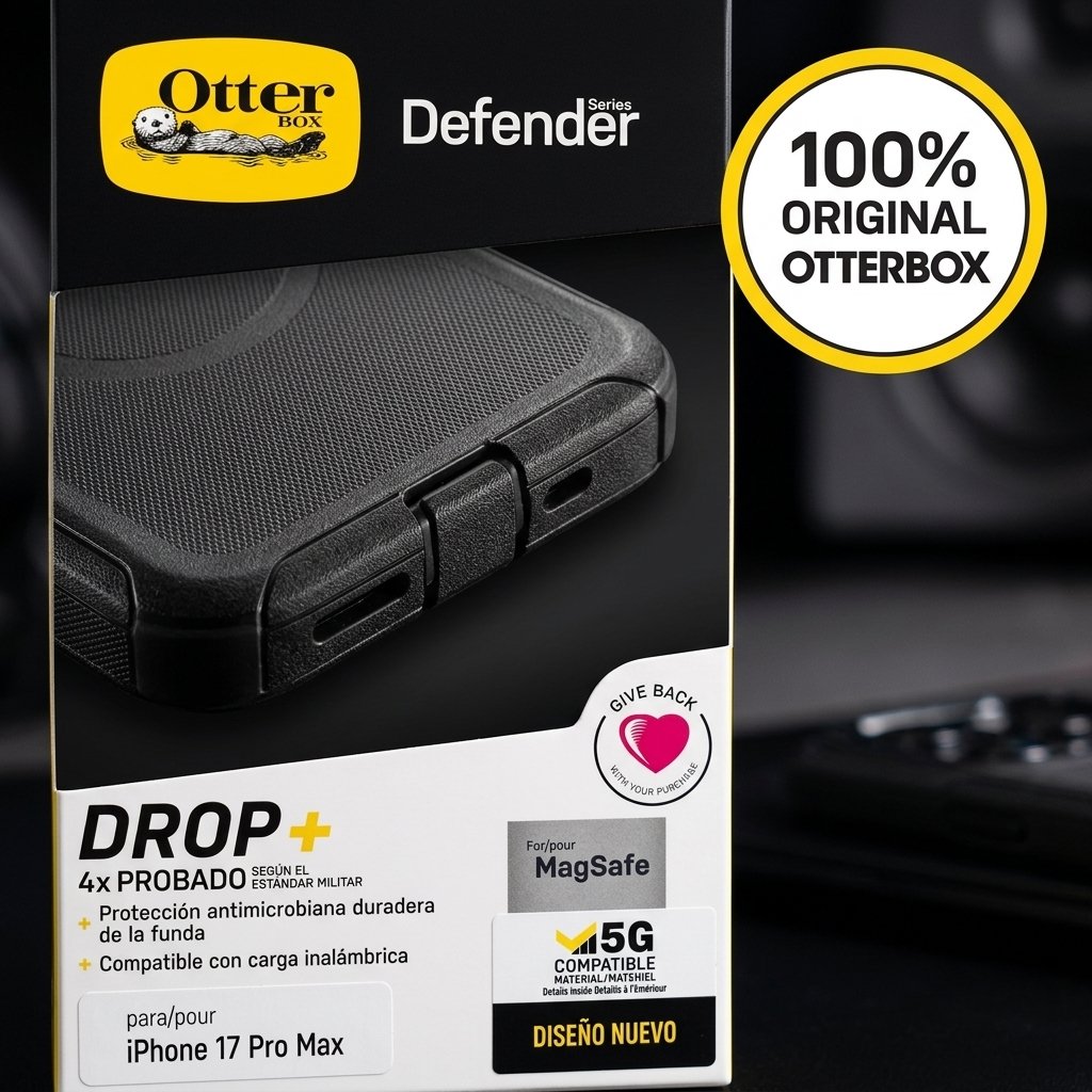 Case OtterBox Defender | iPhone 17 Pro Max | Negro — foto 2