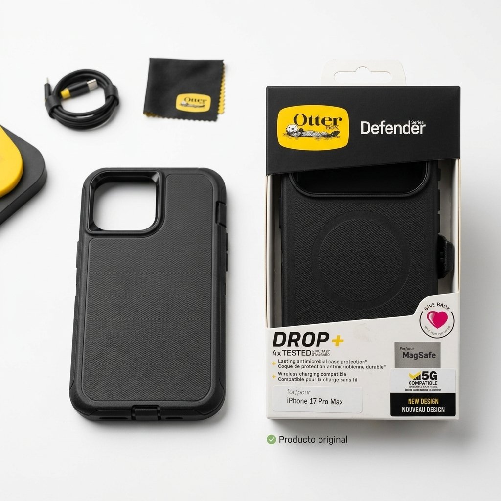 Case OtterBox Defender | iPhone 17 Pro Max | Negro — foto 3