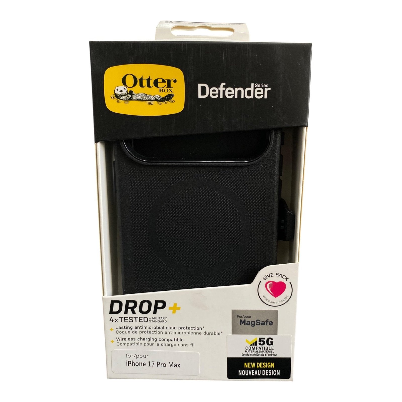 Case OtterBox Defender | iPhone 17 Pro Max | Negro
