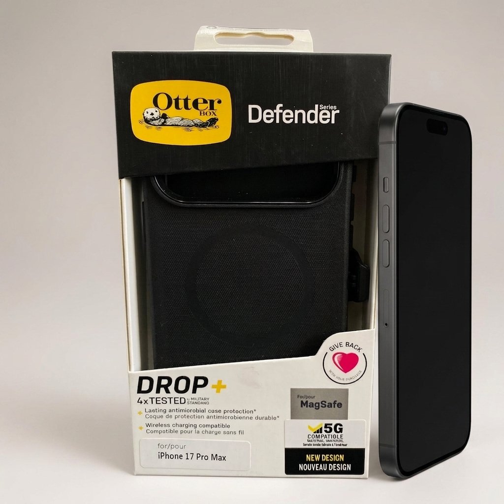 Case OtterBox Defender | iPhone 17 Pro Max | Negro — foto 7