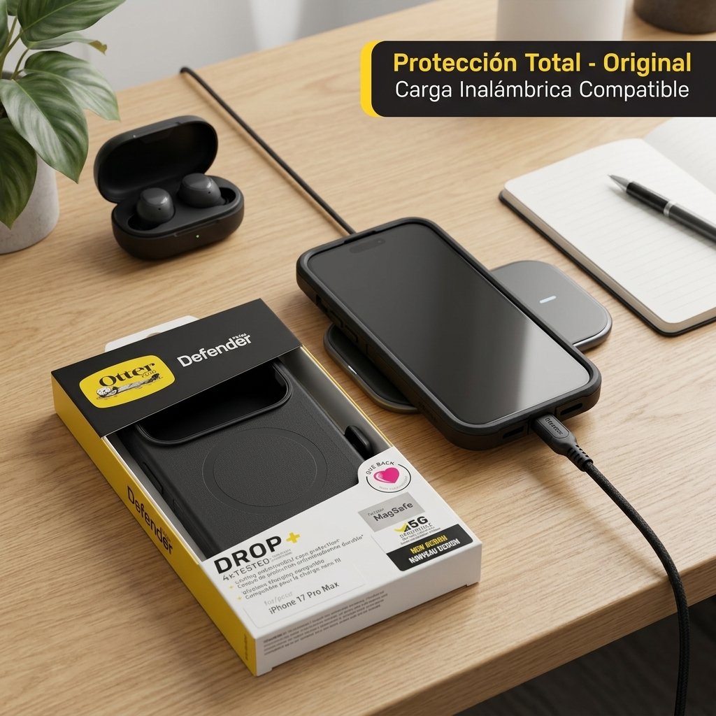 Case OtterBox Defender | iPhone 17 Pro Max | Negro — foto 4