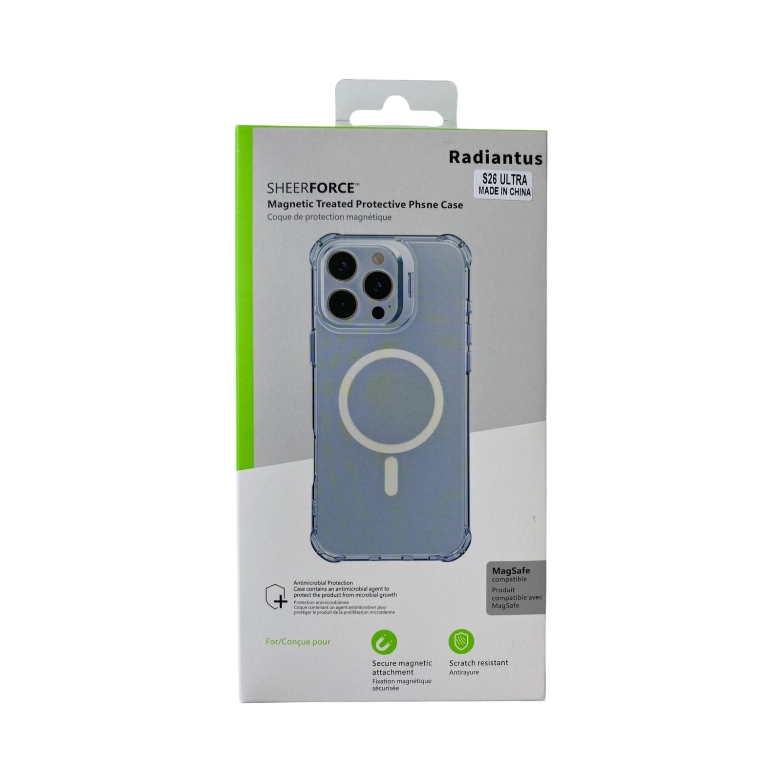 Estuche SheerForce con MagSafe Samsung S26 ultra bracket color transparente