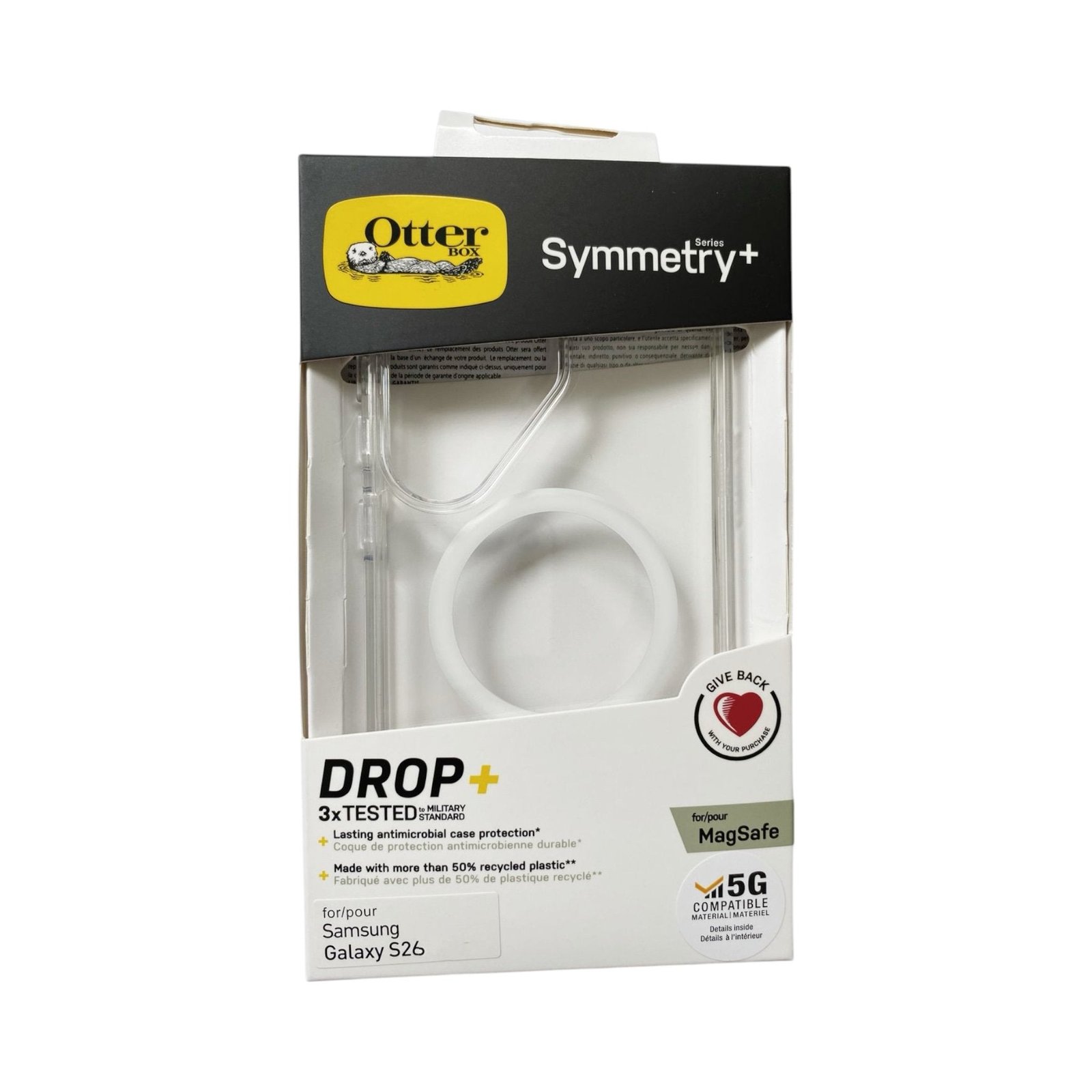 Estuche OtterBox Symmetry MagSafe S26 Transparente