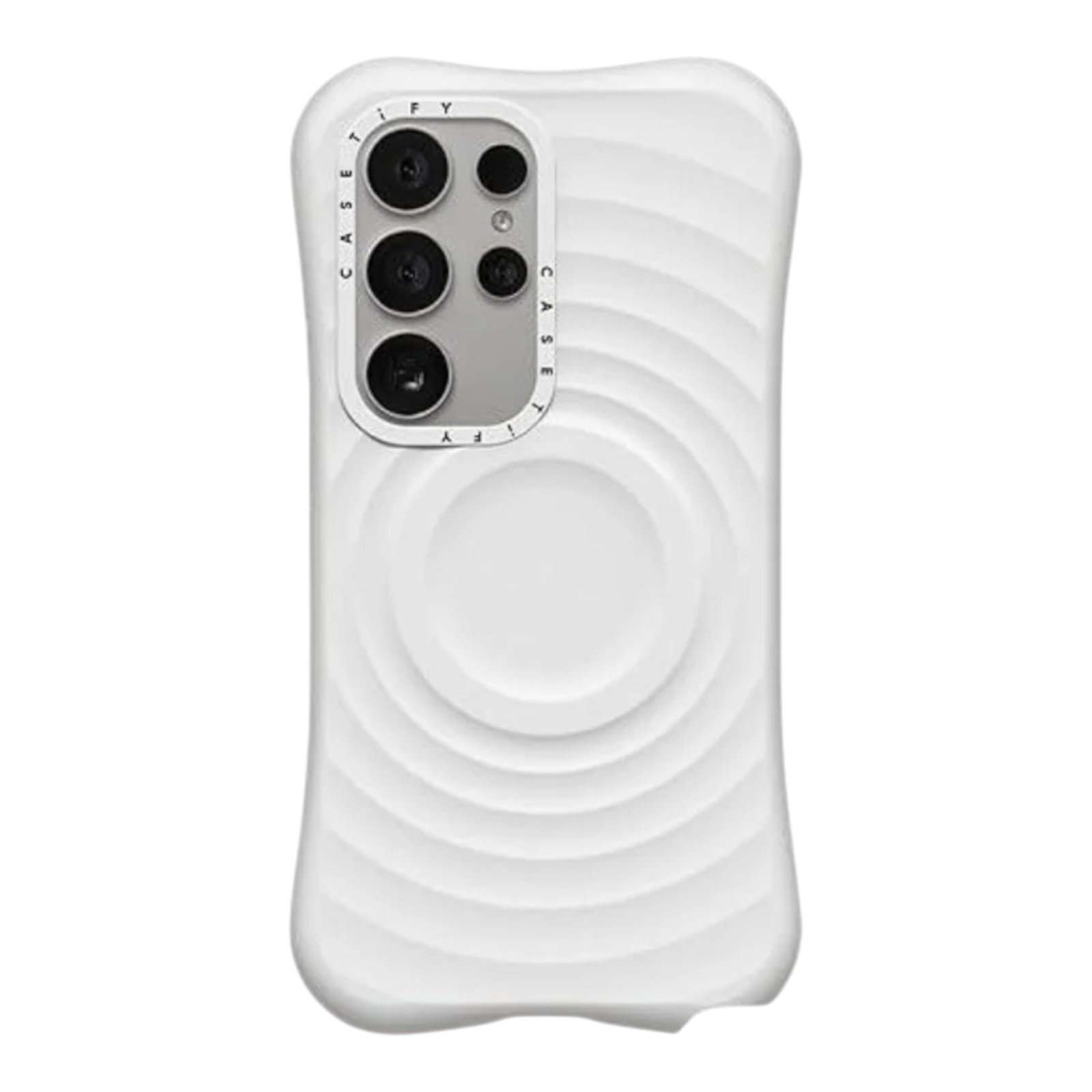 Estuche CASETiFY MagSafe Ripple para Samsung s25 ultra - blanco