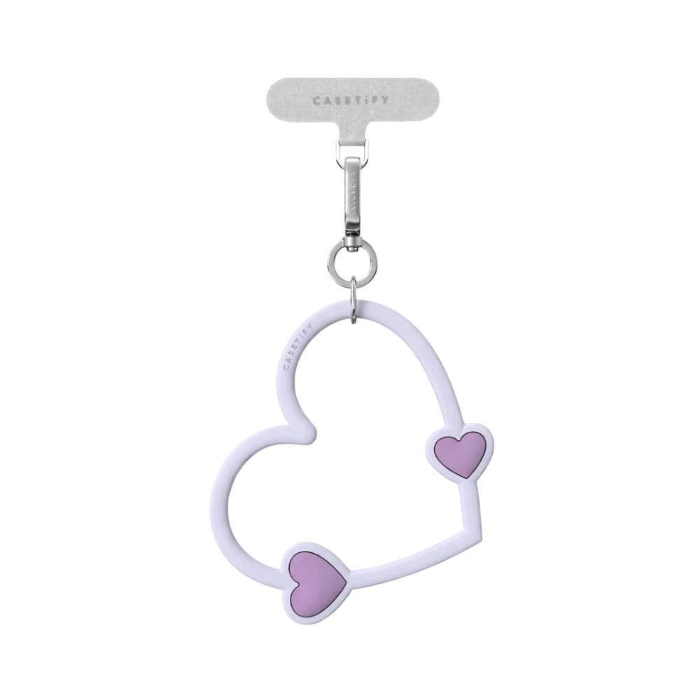 Accesorio Casetify strap de mano corazon celeste