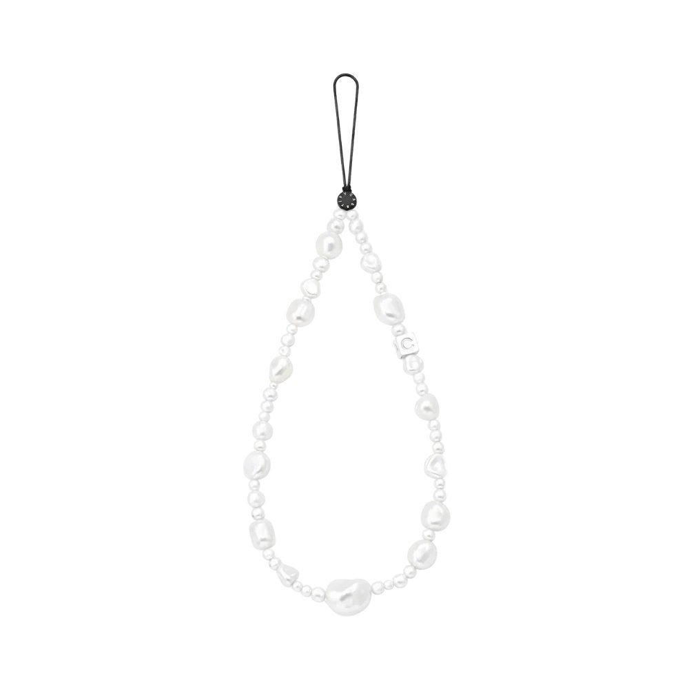 Accesorio Casetify strap de mano Pearl Classic White