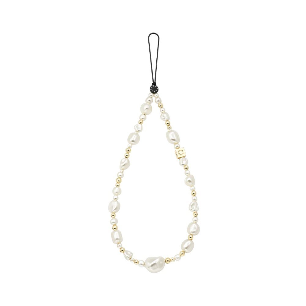 Accesorio Casetify strap de mano Pearl Luxe Gold