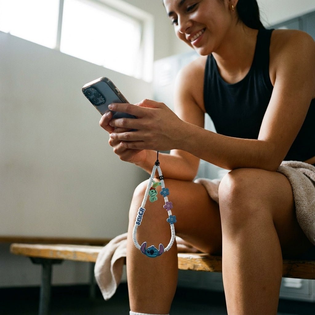 Accesorio Casetify strap de mano Stitch Blue — foto 3