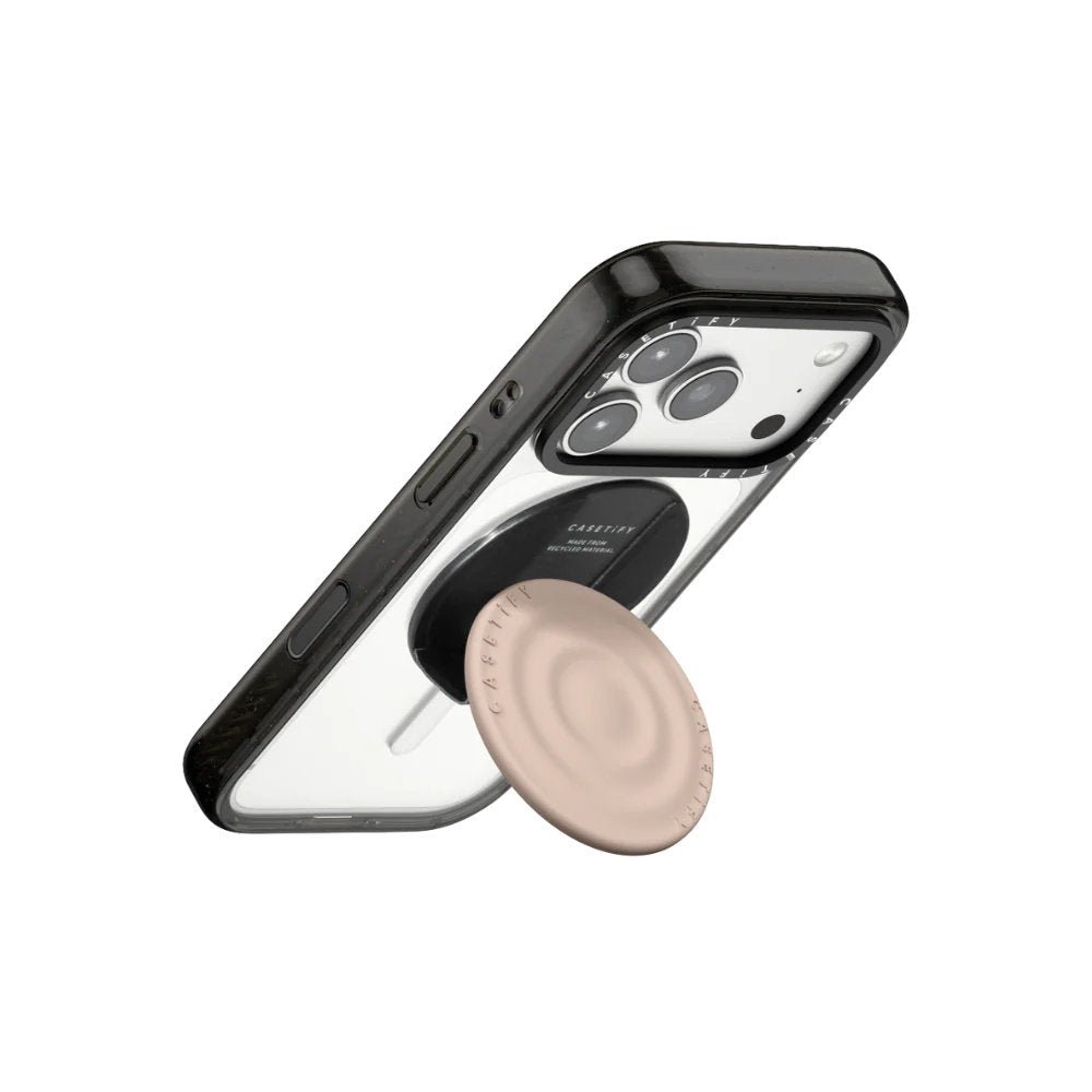 Accesorio Casetify Grip Stand Ripple Magsafe beige — foto 2