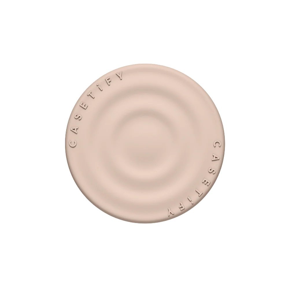 Accesorio Casetify Grip Stand Ripple Magsafe beige