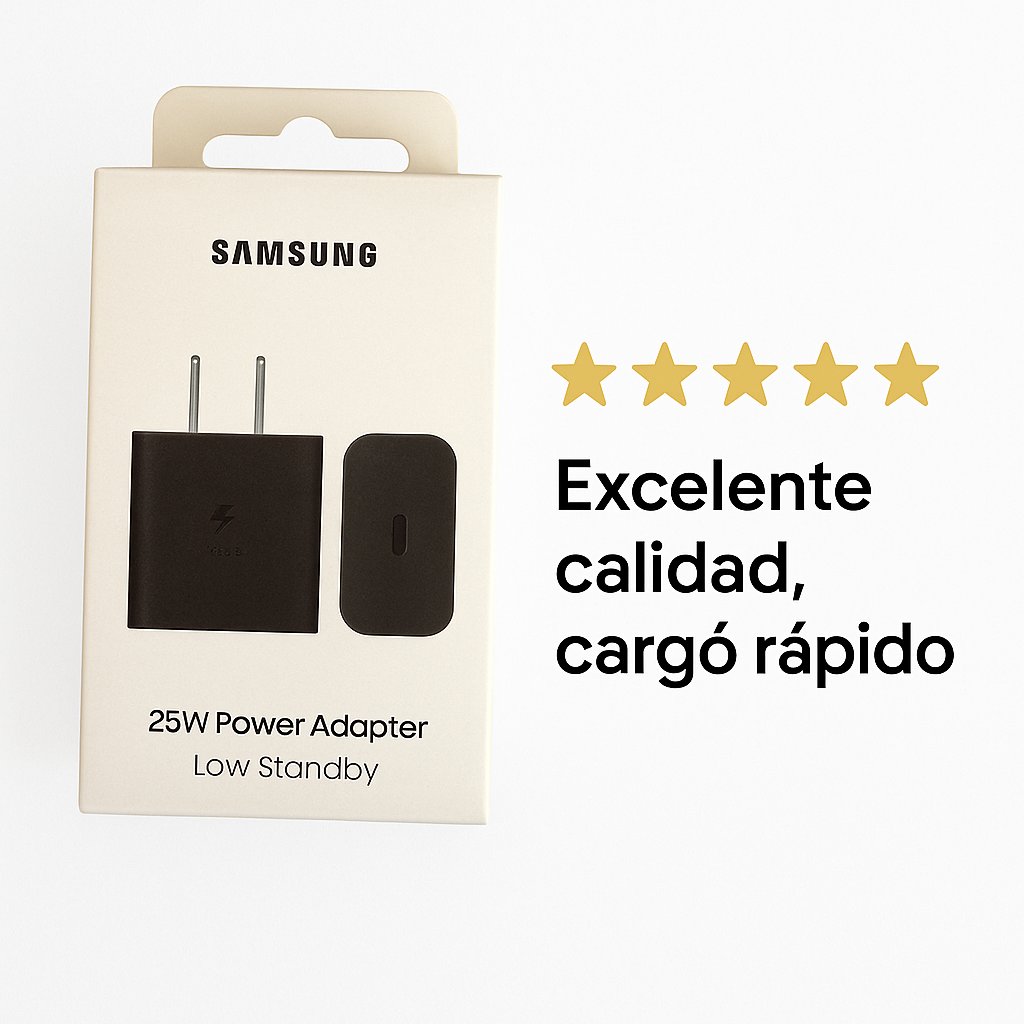 Cargador Samsung Cargador de Pared 25w Negro (ep-ts2519) con Empaque Retail — foto 6