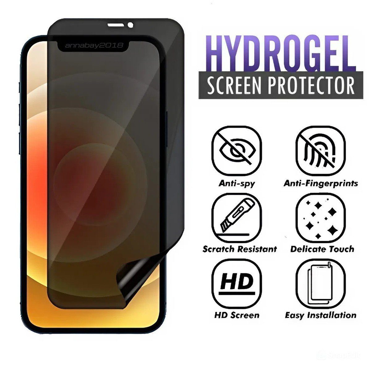 Film de privacidad mate para cualquier celular — foto 2