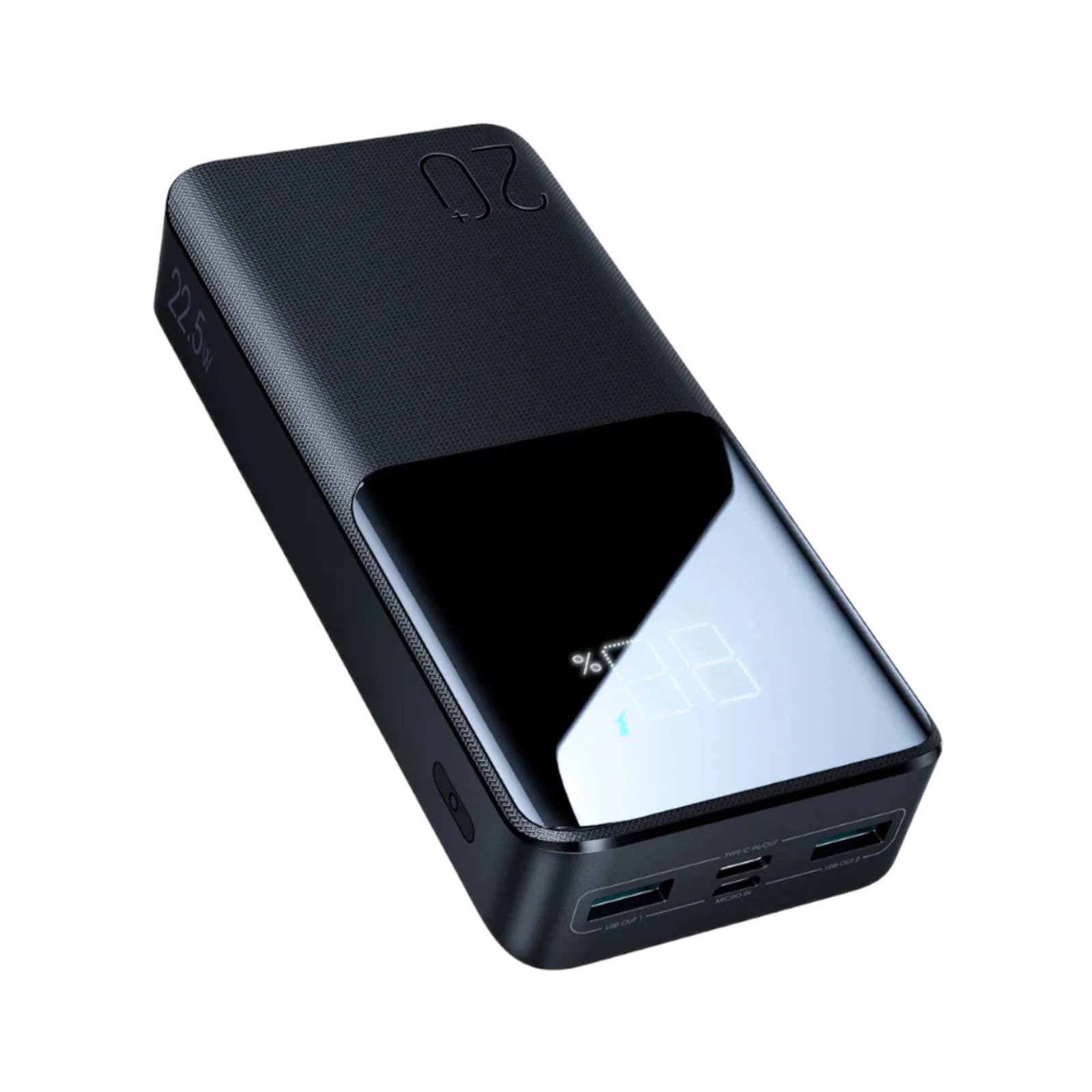 Joyroom 20,000 mAh 30w dos puertos usb y 1 tipo c con linterna