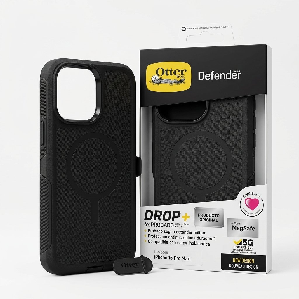 Estuche Otterbox Defender Magsafe Iphone 16 pro max negro — foto 2