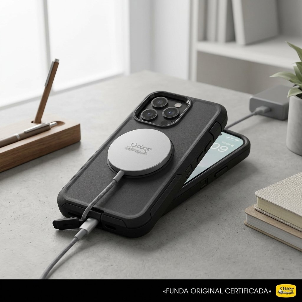 Estuche Otterbox Defender Magsafe Iphone 16 pro max negro — foto 3